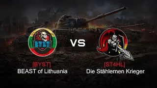 Clan War Battle | World of Tanks - [BYST] vs [ST4HL]