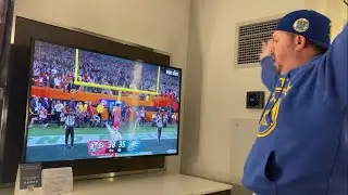 Chiefs Fan Goes Crazy After They Win The Superbowl