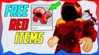 ALL FREE RED ITEMS IN ROBLOX! 😱😳 2024