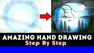 Amazing Hand Drawing | How To Draw a Amazing Art Step By Step | Unicy Zet
