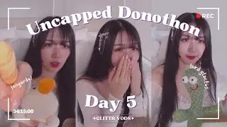 Glittr VOD | 04.16.24 — [DAY 5] THE UNCAPPED DONOTHON (First Time Baking A Cake, Love and Deepspace)