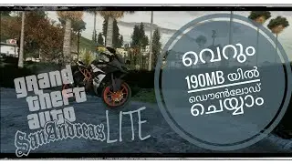 GTA sanandreas android വെറും 190 mb യിൽ