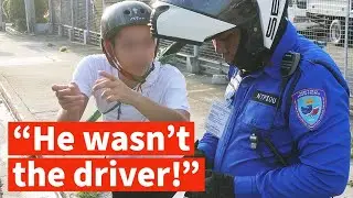 Fail to stop for traffic enforcers