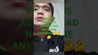 MARCOS: PREVIOUS ADMINS HAD NOT DONE ANYTHING???