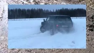 #181. Нива гоняет по снегу [АВТО 4x4]