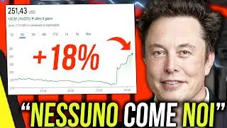 TESLA VOLA in BORSA +18%: COSA ha DETTO ELON MUSK??