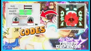 ALL STAR TOWER DEFENSE CODES *NEW* WORKING AUGUST 2021!