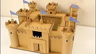 como hacer un castillo de cartón paso a paso ( CASTILLO BODIAM) cardboard castle