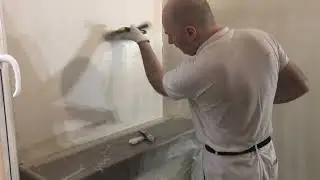 Préparer un mur (PLACO ) pour peinture après détapissage 1/2