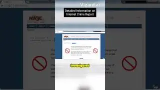 Detailed Information on Internet Crime Report #cybersecurity #anonymity
