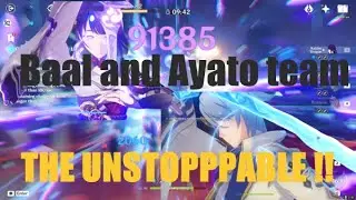 Baal and Ayato team Destroys Fatui Spiral Abyss Floor in JUST 20 SECONDS !!