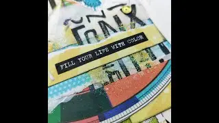 Artjournalsida- fill your life with colour (and mixed media)