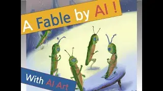 A Fable by AI with AI art