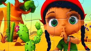 Wissper plays with her friend - jigsaw puzzle for kids | Danik and Lesha