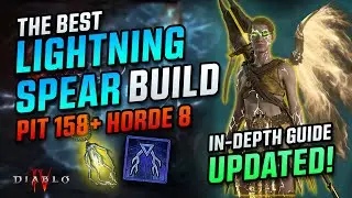 BEST SORC Lightning Spear Build In-depth GUIDE UPDATED - S5 Diablo 4