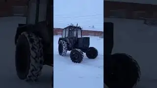 Влог из деревни. Прокатились на Беларусе)) 