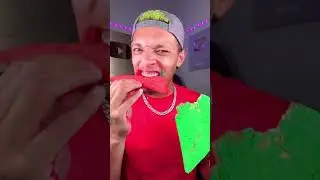 GIANT Red & Green Spicy ASMR!?