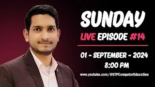 STP Computer Education | SUNDAY 🔴 LIVE  01-09-2024 | Episode #14