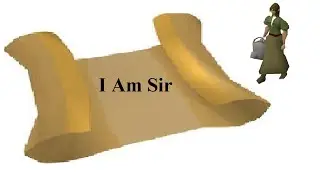 OSRS Anagram Clue | I Am Sir | Challenge Scroll Answer | Quick