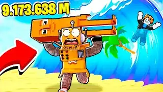 СБЕГАЮ ОТ ГИГАНТСКОГО ЦУНАМИ РАДИ БРЕЙНРОТОВ 😱 ROBLOX