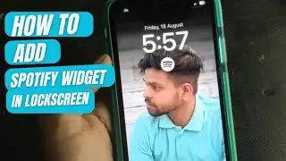 How to Add Spotify Widget on Lockscreen in iPhone & iPad iOS 16/17