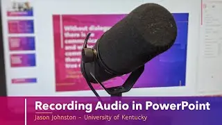 Recording Audio Dialog on PowerPoint Slides and Exporting to Video (Office 365 Windows)