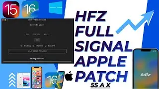 HFZ FULL SIGNAL PREMIUM | iPhone 5s - X | Hello Signal Apple Patch | Windows & MacOS |