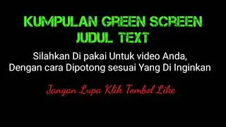 Green screen Text Box