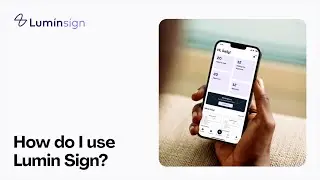 Using Lumin Sign