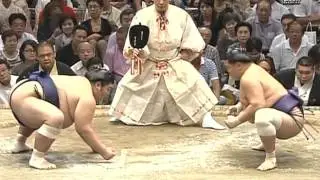The autumn sumo tournament 2012-year 10-12 days Aki Basho
