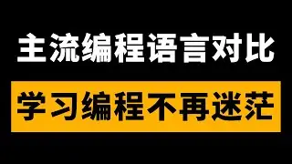 对比10+主流语言优劣，入门编程不迷茫！【程序员鱼皮】#java#python计算机