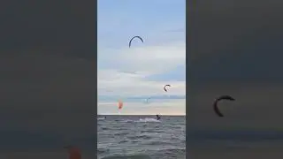 эт сегодня было, песня класс да? #kitesurfing