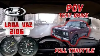 Lada VAZ 2106 // Riva - POV TEST DRIVE. Driver’s eye