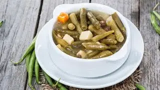 Постное карри из стручковой фасоли с тофу