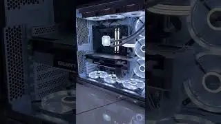 White Themed Lian Li O11 EVO Strimer QL120 Gaming PC