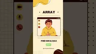 🟢 JavaScript Array Question | Find Min & Max Value | 