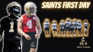 Saints Have a Successful First Day of OTA's