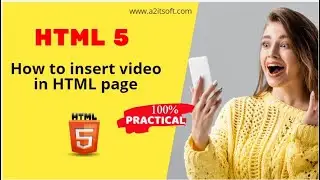 how to add video in html website |  Insert video in HTML | HTML video Tag
