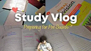Pre Boards Preparation Vlog | An Honest day in the life of CBSE class 10th student | Study Vlog