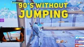How to do the Fastest 90s without jumping in Fortnite Mobile