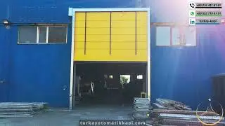 Hızlı Pvc Katlanır Branda Kapı  - Türkay Otomatik Kapı