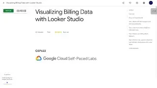 Qwiklabs | Visualizing Billing Data with Looker Studio [GSP622]