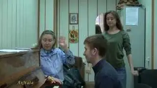 Урок вокала.Упражнение-распевка на квинте.Сantabile.Соединение регистров.