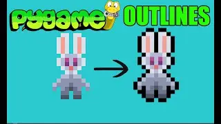 Pygame Outlines Tutorial - Outline Any Surface Any Color