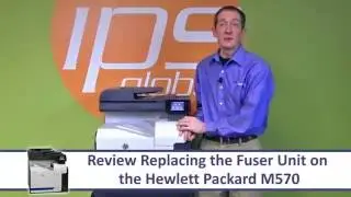HP M570 - Replacing the Fuser Unit