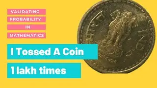 I Tossed A Coin 1 Lakh Times (🔥) To Check Probability In Maths