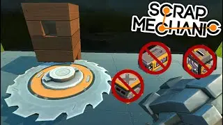 How to start a saw blade without a motor  (minimum version) in Scrap Mechanic