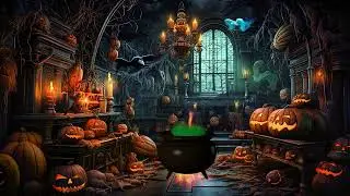Spooky Halloween Ambience - Haunted Witch House 🎃 Autumn, Spooky & Scary Halloween Music