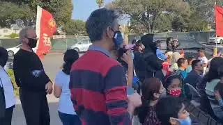 Students from the Shaolin Cultural Center in San Francisco show off the Shaolin Double Whip