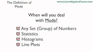 Definition of Mode